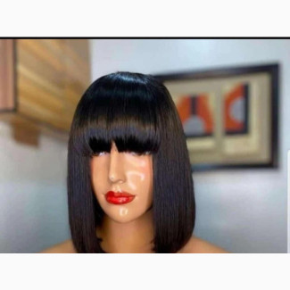 Healthy Hair Full Fringe Wig