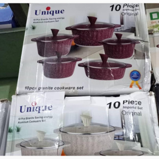 10pcs Unique Granite Cookware Set