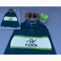 Brand New Reebok Collar Neck Sweater - Men#039;s - Multi Color