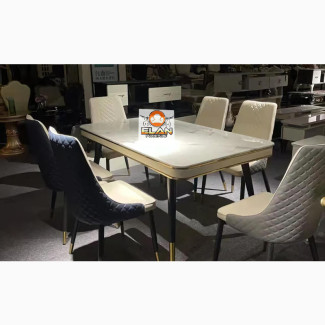 Luxury Dining Furniture (Dining Table Set by 6)