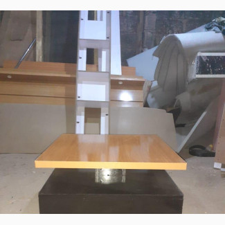 Brown and Black Center Table