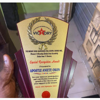 Wooden Plaque Award +92