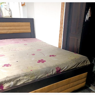 Affordable 4by6 Bedframe with Side Stool, Dresser and Mirror