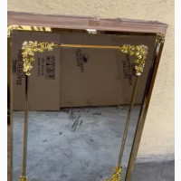 Black and Golden Plated Designer Mirror