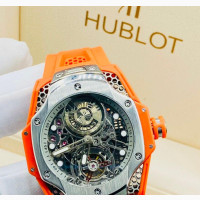 Hublot Leather Strap Watch