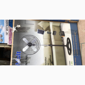 18” Solar Dc Standing Fan