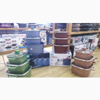 Brand New Very Big 3pcs Granite Pots