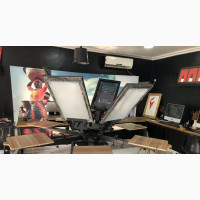 6 Head Manual Screen Printing Machine