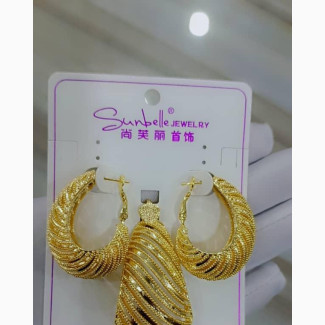 High Quality Sunbelle Earring With Pendant Sets