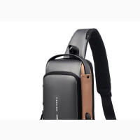 Anti-Theft Luxury Men#039;s Cross Bag With USB