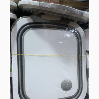 2 In 1 Foldable Chopping Board With Drainage Basket Dishtub