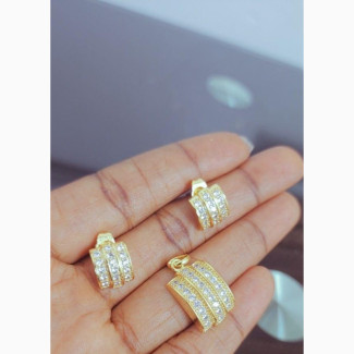 Stylish Non Tarnish Earring and Pendant Set for Women