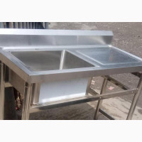 Brand New Industrial Single Sink With Side Compartment (Kitchen Sink)