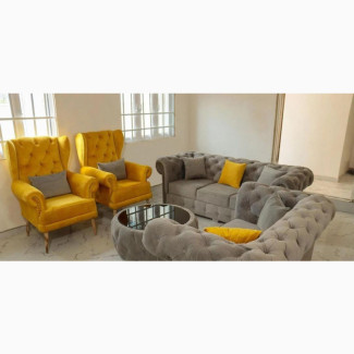 3 - 2 Seater With 2 Royal Chairs and Center Table