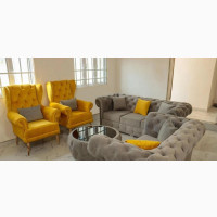 3 - 2 Seater With 2 Royal Chairs and Center Table