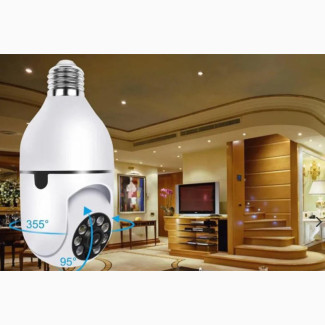 360 Degree Panoramic Wireless Bulb PTZ Wifi Camera