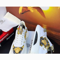 2023 Versace Medusa Gold Lùxury Sneakers Big Sole “. Mad