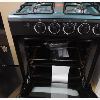 Midea Gas Cooker 60x60 - Brand New, Easy Clean, Multi-Cooker, Grill, Baking Oven - Black