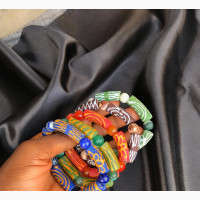 Ghana Beads Bracelet Set - Vibrant African Style