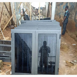 Aluminum EBM Window With Buglary