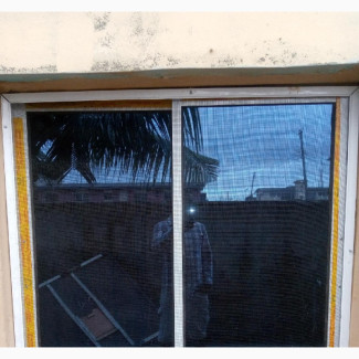 Aluminum Sliding Window with Back Net - Brand New