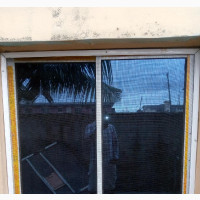 Aluminum Sliding Window with Back Net - Brand New