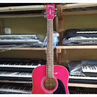 FLAMES Pro Acoustic Guitar 41 Inches Jumbo Size
