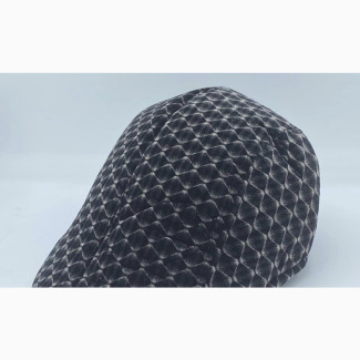 Classic Men#039;s Black Pattern Panama Hat - Brand New