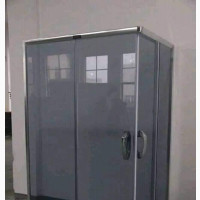 Shower Cubicle 1200x900 Blue Glass
