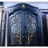 5ft by 8ft Wrought Iron Bullet Proof Door