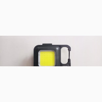 COB Mini LED Flashlight Rechargeable Keychain Work Light