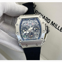 Richard Mille Automatic Rubber Strap Men Wristwatch