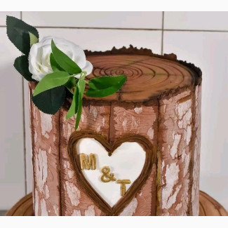 The Rustic Tree Trunk Cake the Perfect Woodland Treat