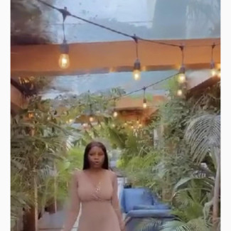 Naija Made Sexy Open Back Dress