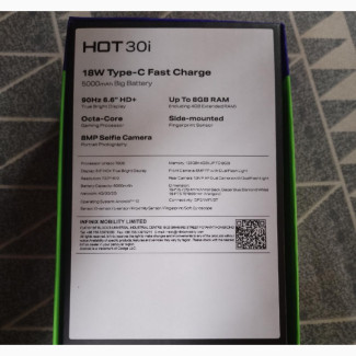 New Infinix Hot 30i 128 GB Blue