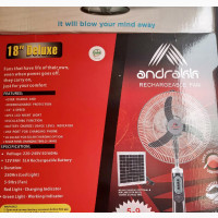 Andrakk Rechargeable Fan 18inches Deluxe