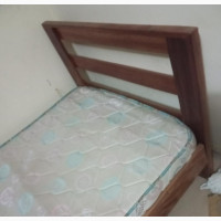 Brand New Wooden Bedframe With Mattress - 6ftx3ft