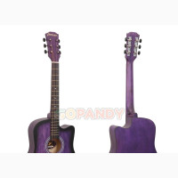 Olive Tree Cutaway Acoustic Guitar – Lilac Series (Purple)