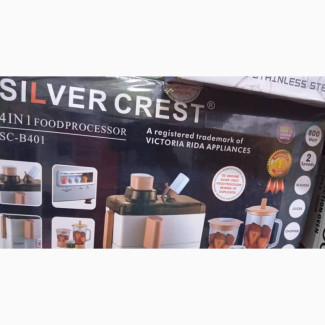 Brand New Silver Crest Food Processor - Perfect for Your Kitchen Decor