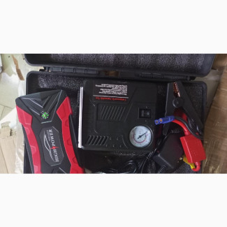 Car Jump Starter Power Bank Red