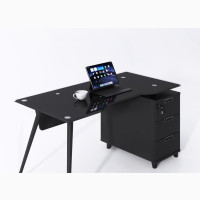 Director#039;s Glass Office Table by Home Interiors