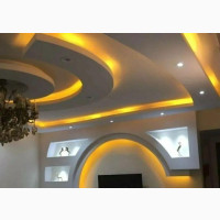 Full POP Ceiling Design with TV Stands