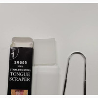Smood Steel Tongue Scraper Mouth Odour Cure Stop Bad Breath