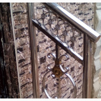 Handrail Steel Silver With Touch of Gold