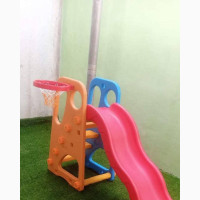 2 in One Slide and Basketball for Kids