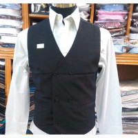 Quality Black Waist Coat for Men