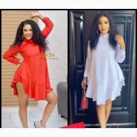 Long Sleeve Short Dress - New Arrival