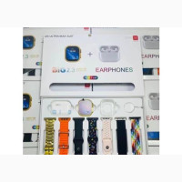 I20 Ultra Maxsuit10 In1set Smartwatch With Earpuds 7straps