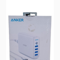 Original Anker 60W 5-Port With Usb-C Pd 1 Charger
