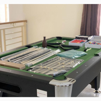 8ft Pool Table With Double Accessories American Fitness